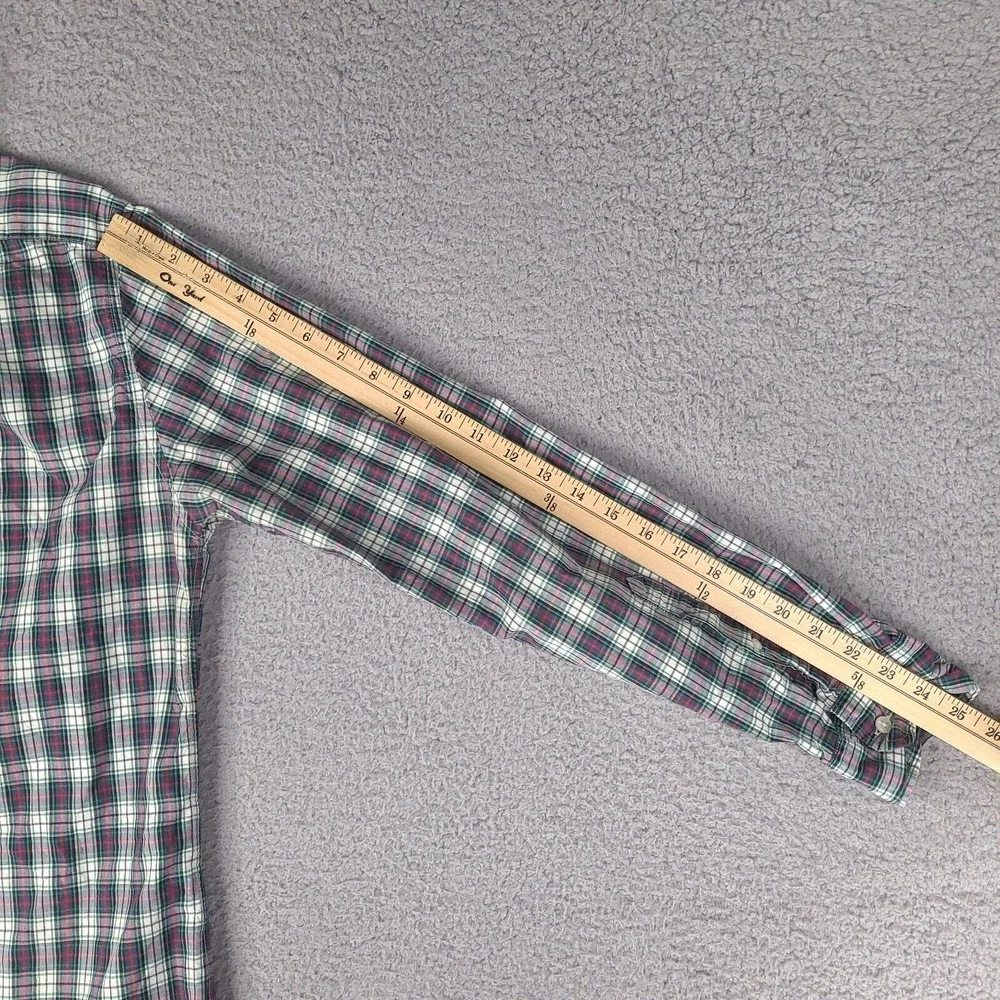 J Crew Shirt Mens Medium Classic Fit Plaid Button‎ Down Multicolor